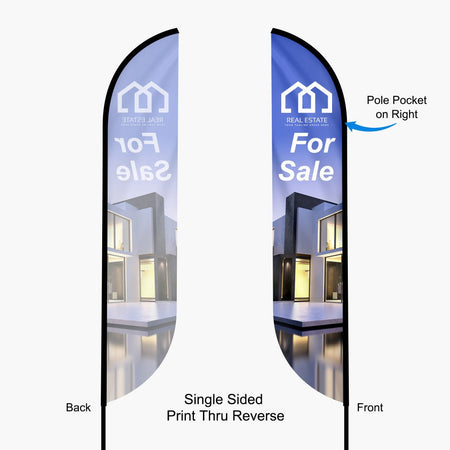 Feather Convex Flag(Extra Large) 18ft - Blitz Sign & Displays