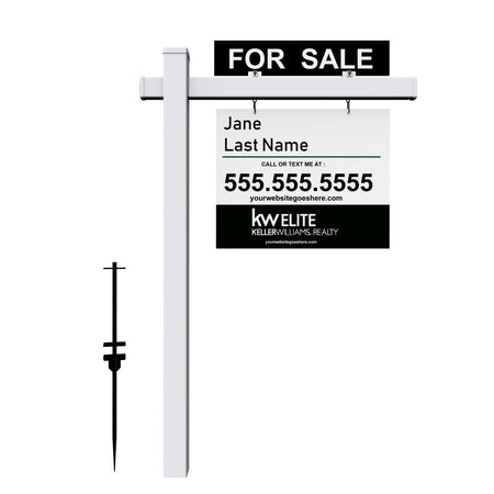 Real Estate Post & Flag Package - Blitz Sign & Displays