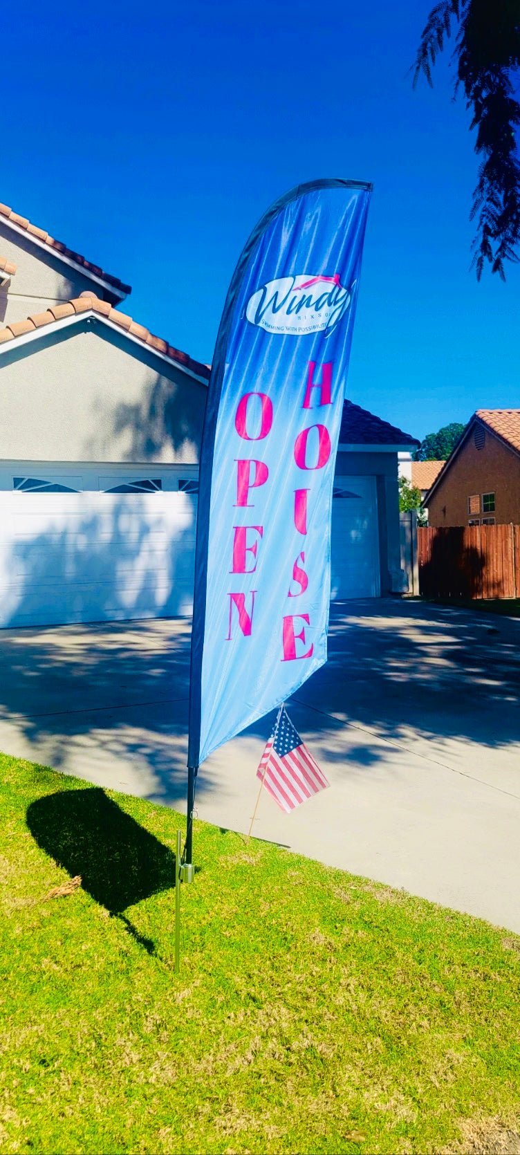 Real Estate Post & Flag Package - Blitz Sign & Displays