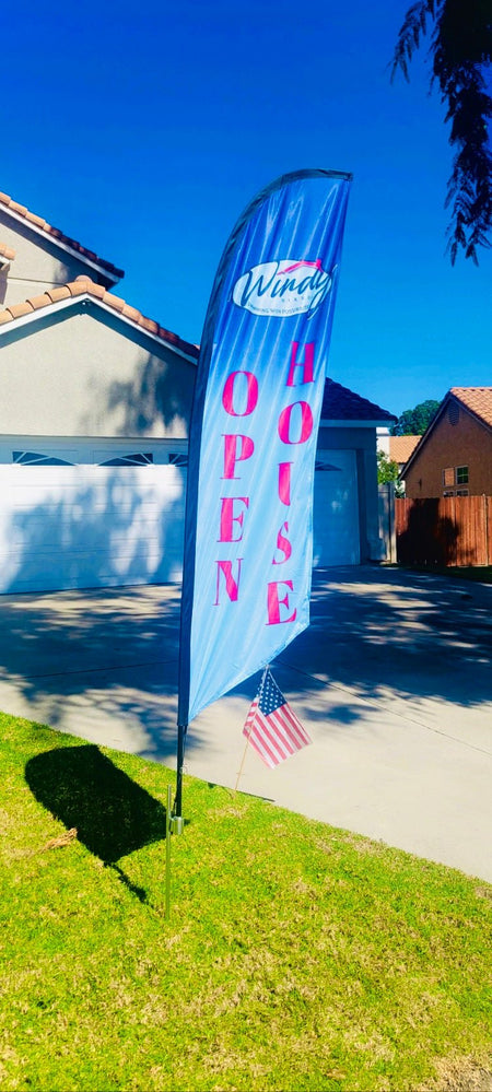 Real Estate Post & Flag Package - Blitz Sign & Displays