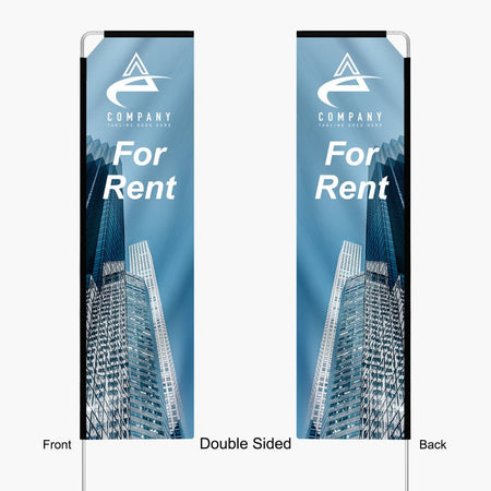 Rectangle Flag: 15ft, 11.8ft, 8.5ft - Blitz Sign & Displays