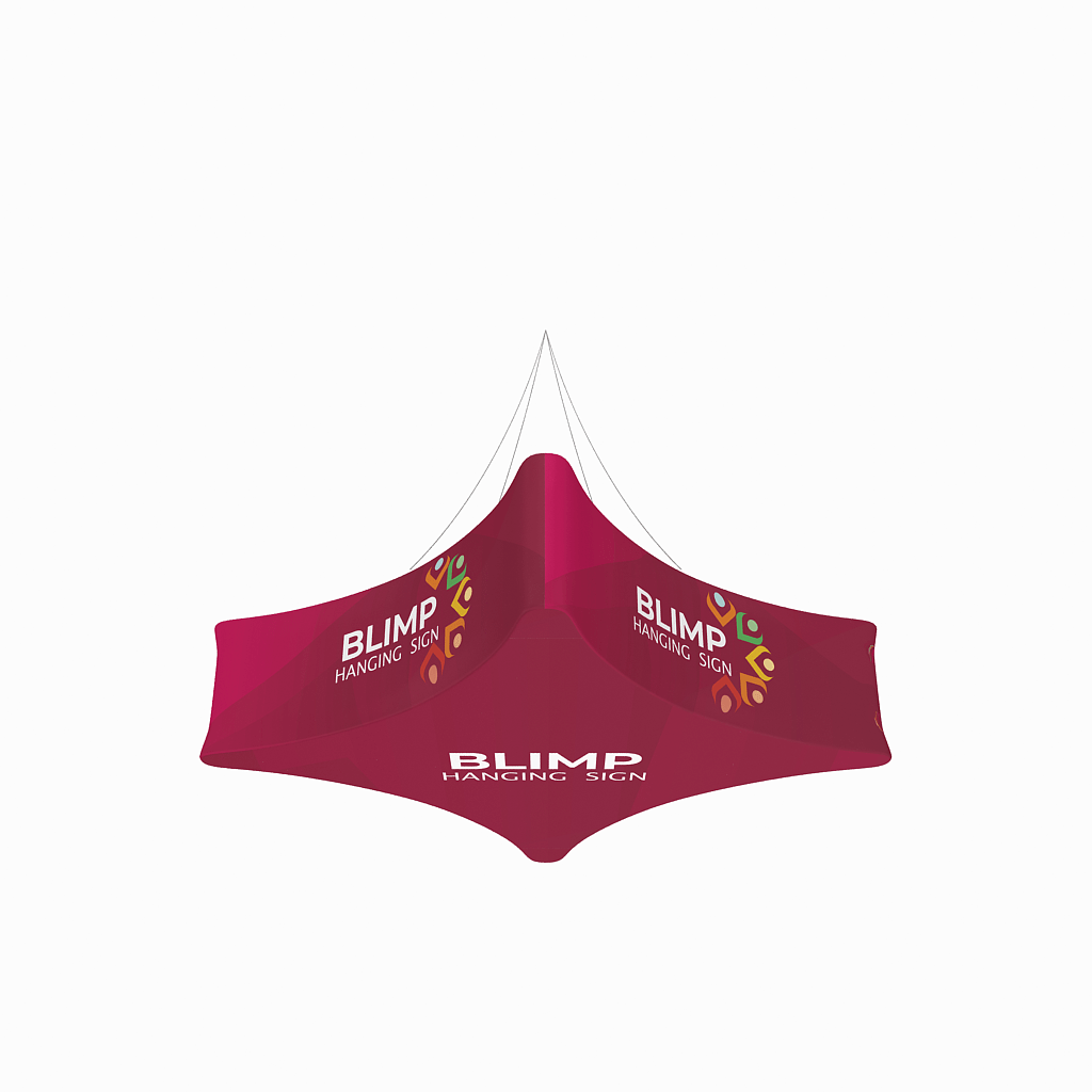 WaveLine® Blimp Quad Curved 12FT - Blitz Sign & Displays