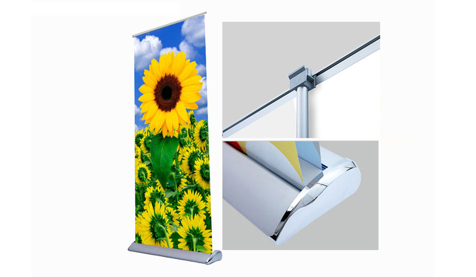 Deluxe Retractable- Double Sided 33"x81"