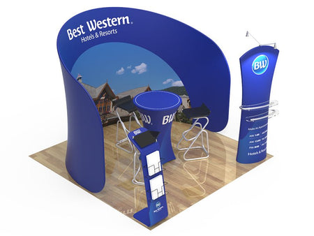 10x10ft Custom Booth 09 - Blitz Sign & Displays