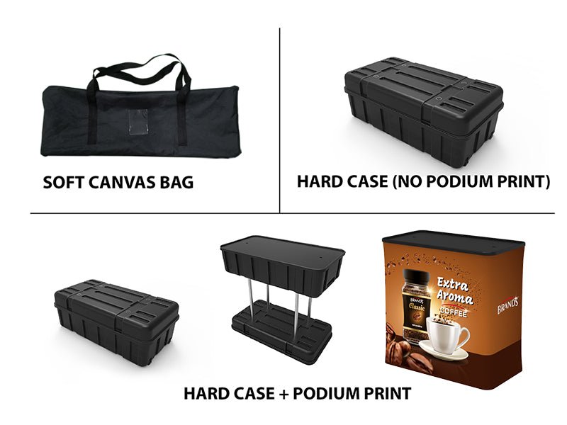 10x10ft Custom Booth K Highboy Bar - Blitz Sign & Displays