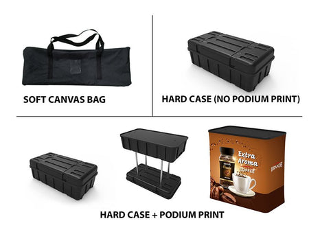 10x10ft Custom Booth K Highboy Bar - Blitz Sign & Displays