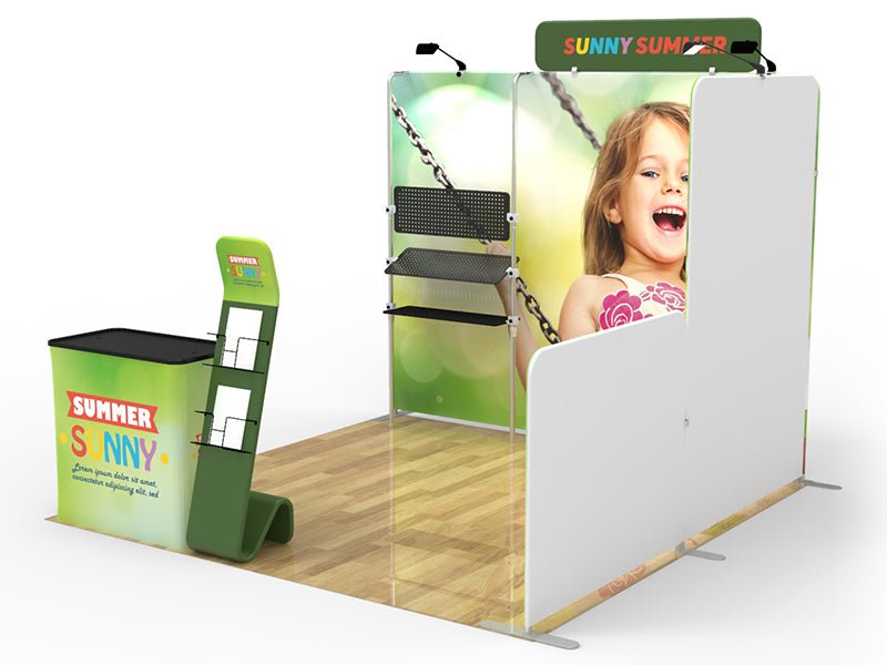 10x10ft Custom Booth O Privacy - Blitz Sign & Displays