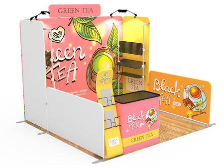 10x10ft Custom Booth Y - Blitz Sign & Displays