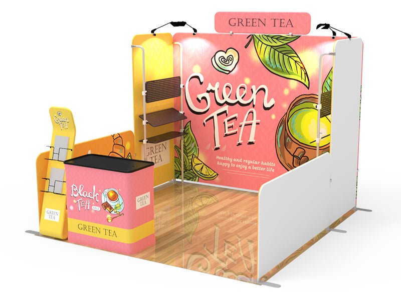 10x10ft Custom Booth Y - Blitz Sign & Displays