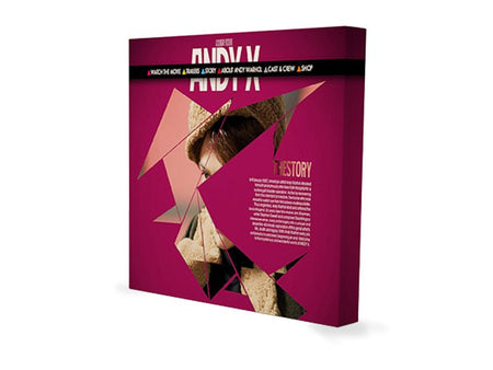 8ft Straight Velcro Fabric Pop Up Display - Blitz Sign & Displays