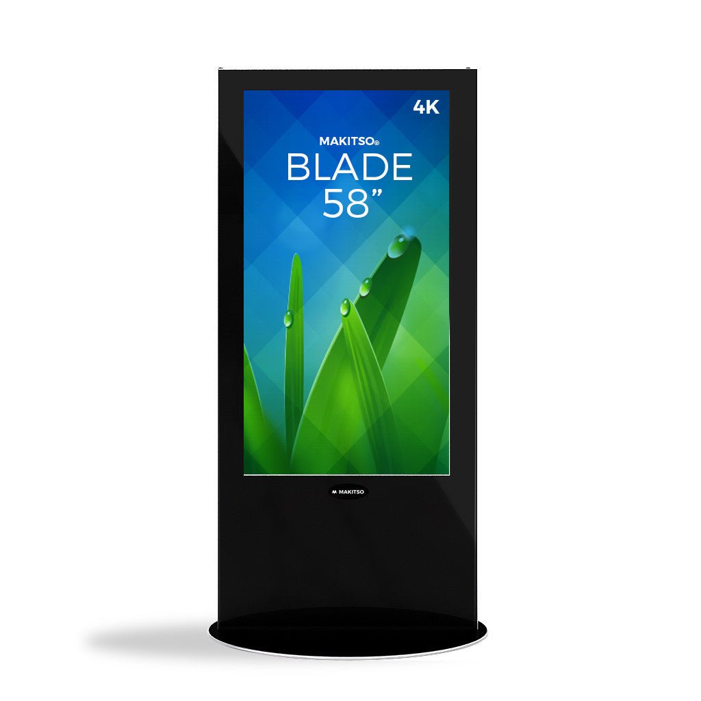 Blade 58" - 4K Digital Signage Kiosk - Blitz Sign & Displays