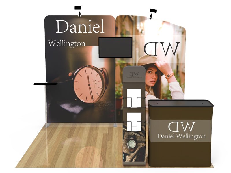 Custom Booth 10x10 A - 1 Daniel - Blitz Sign & Displays