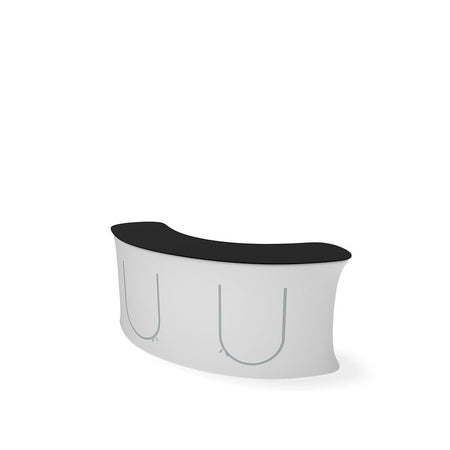 InfoDesk Counter - Concave Curved 7'W - Blitz Sign & Displays