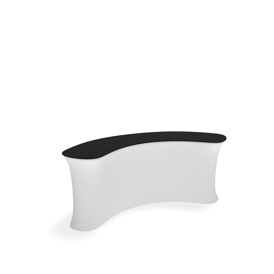 InfoDesk Counter - Concave Curved 7'W - Blitz Sign & Displays