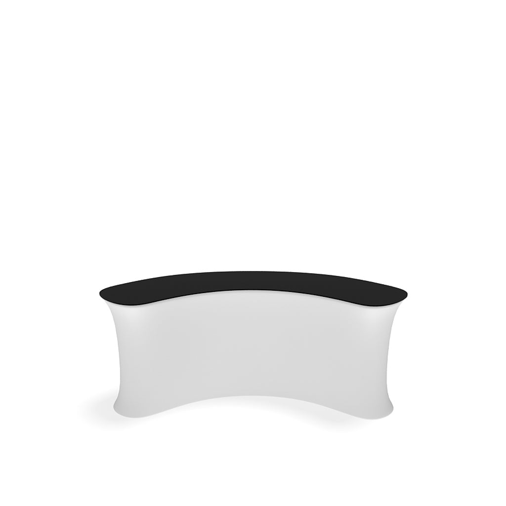 InfoDesk Counter - Concave Curved 7'W - Blitz Sign & Displays