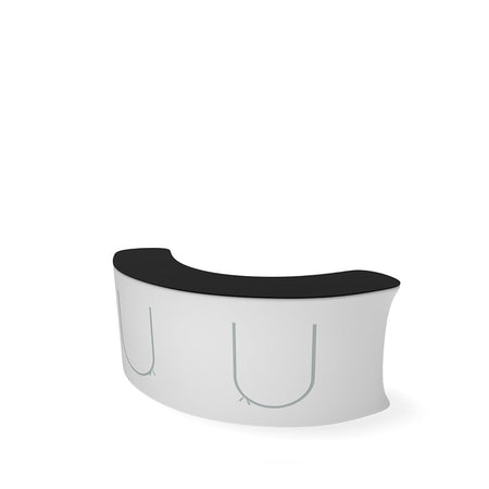 InfoDesk Counter - Concave Curved 9'W - Blitz Sign & Displays