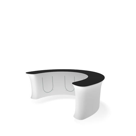 InfoDesk Counter Convex Curved 10'W - Blitz Sign & Displays