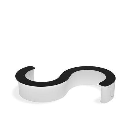 InfoDesk Counter - S - Shaped 18'W - Blitz Sign & Displays