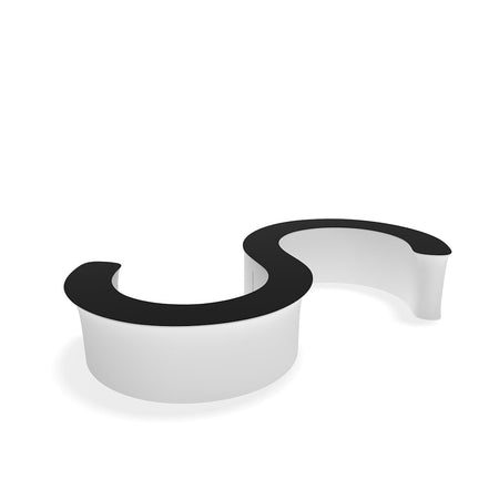 InfoDesk Counter - S - Shaped 18'W - Blitz Sign & Displays