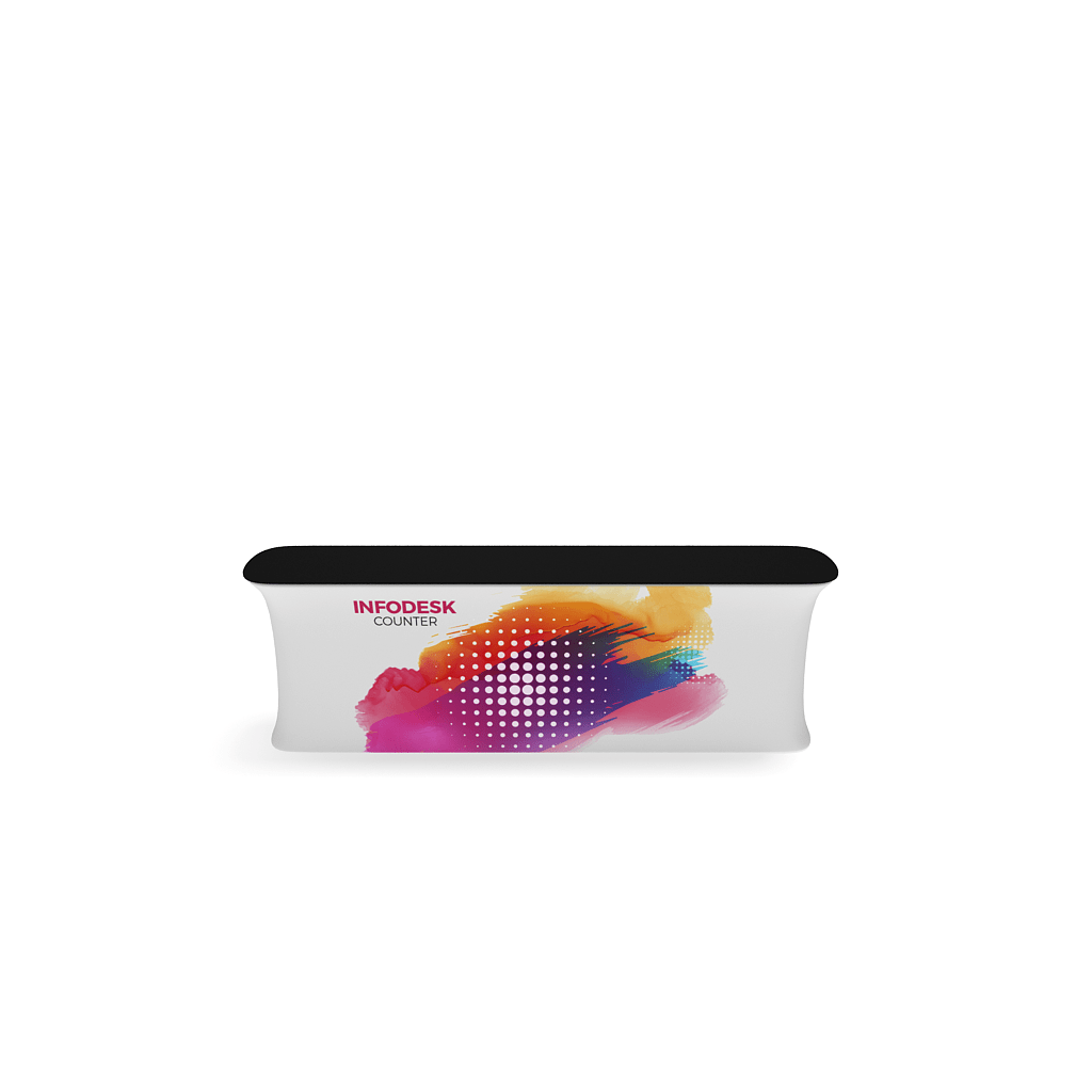 InfoDesk Counter - Straight 10'W - Blitz Sign & Displays