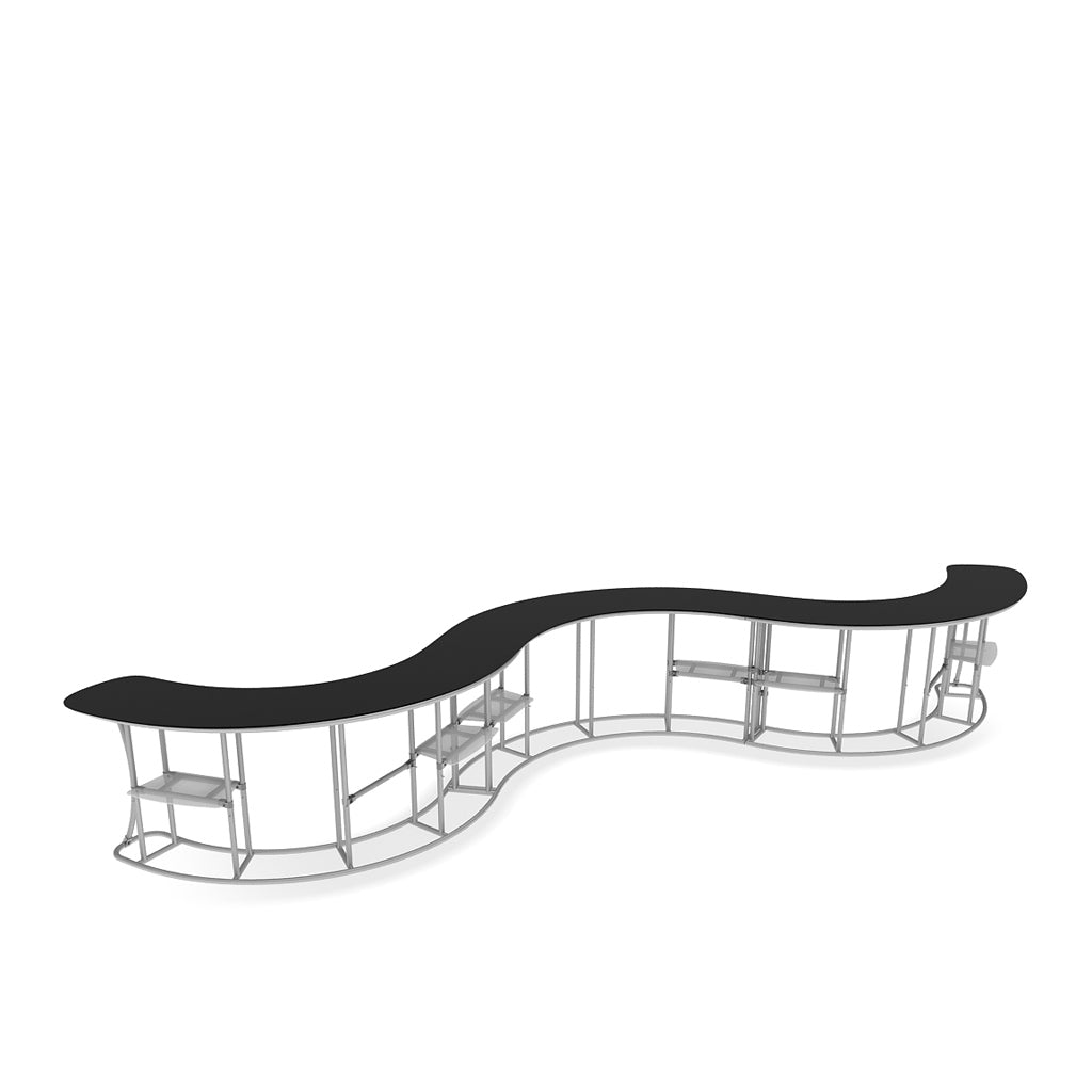 InfoDesk Counter - W - Shaped - Blitz Sign & Displays