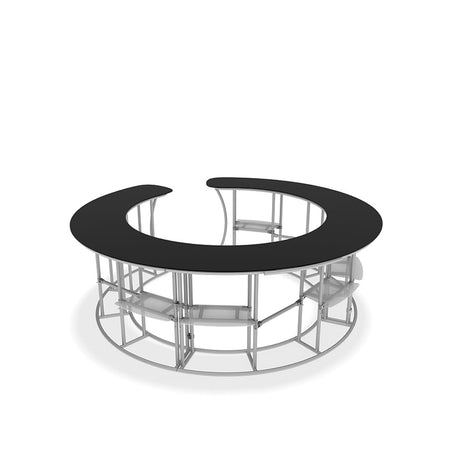 InfoDesk Counter - Wrap Around Convex Curved - Blitz Sign & Displays