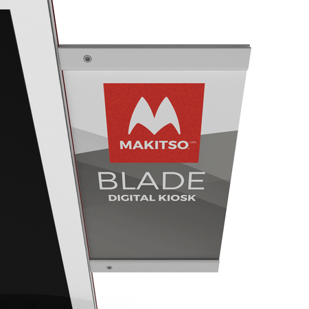 Makitso® Blade Side Bar with Banner Print - Blitz Sign & Displays