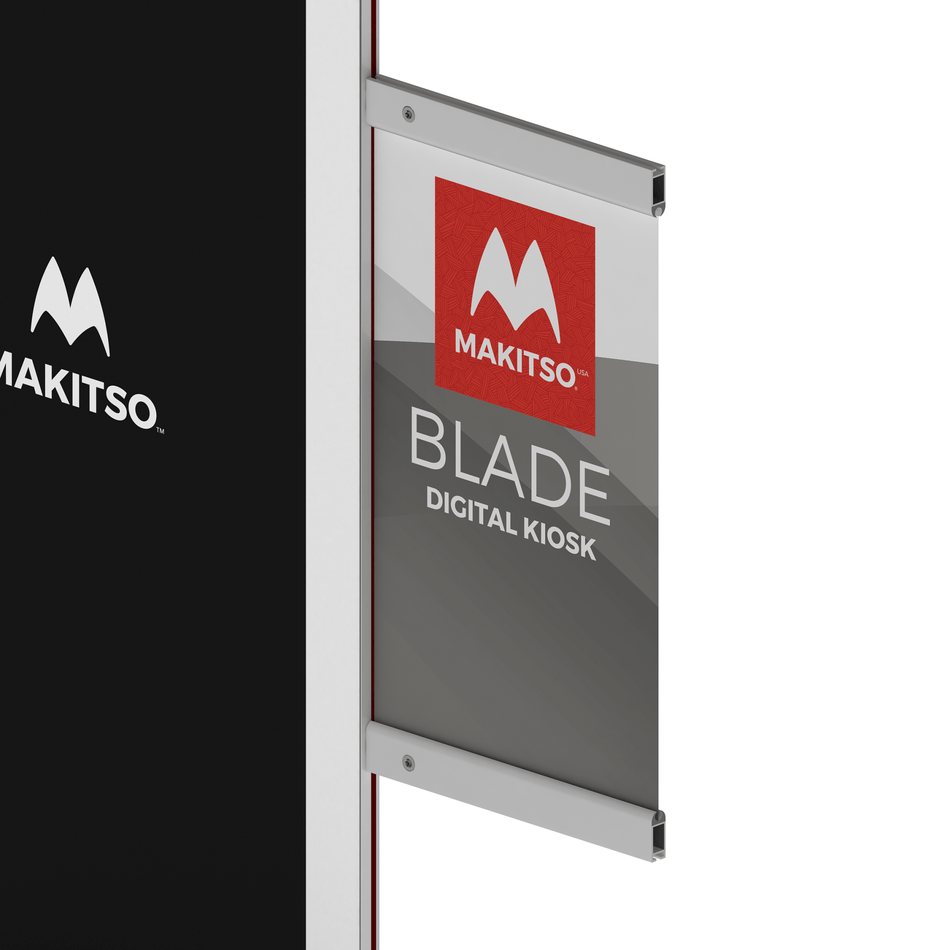 Makitso® Blade Side Bar with Banner Print - Blitz Sign & Displays