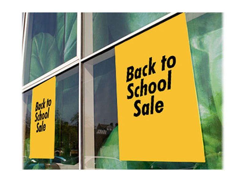 Premium Window Cling - $3.99 per sq ft - Blitz Sign & Displays