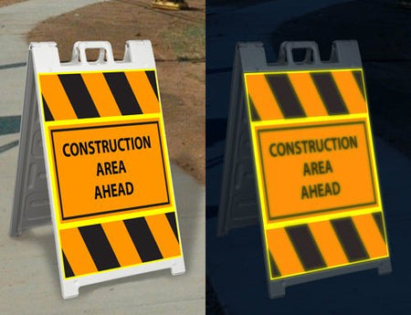 Reflective Signicade A - Frame - Blitz Sign & Displays