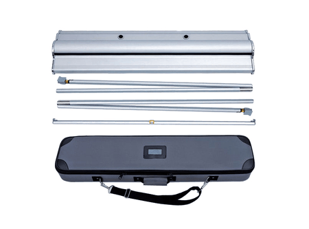 SD Retractable Hardware Only - 60"x92" (Silver) - Blitz Sign & Displays