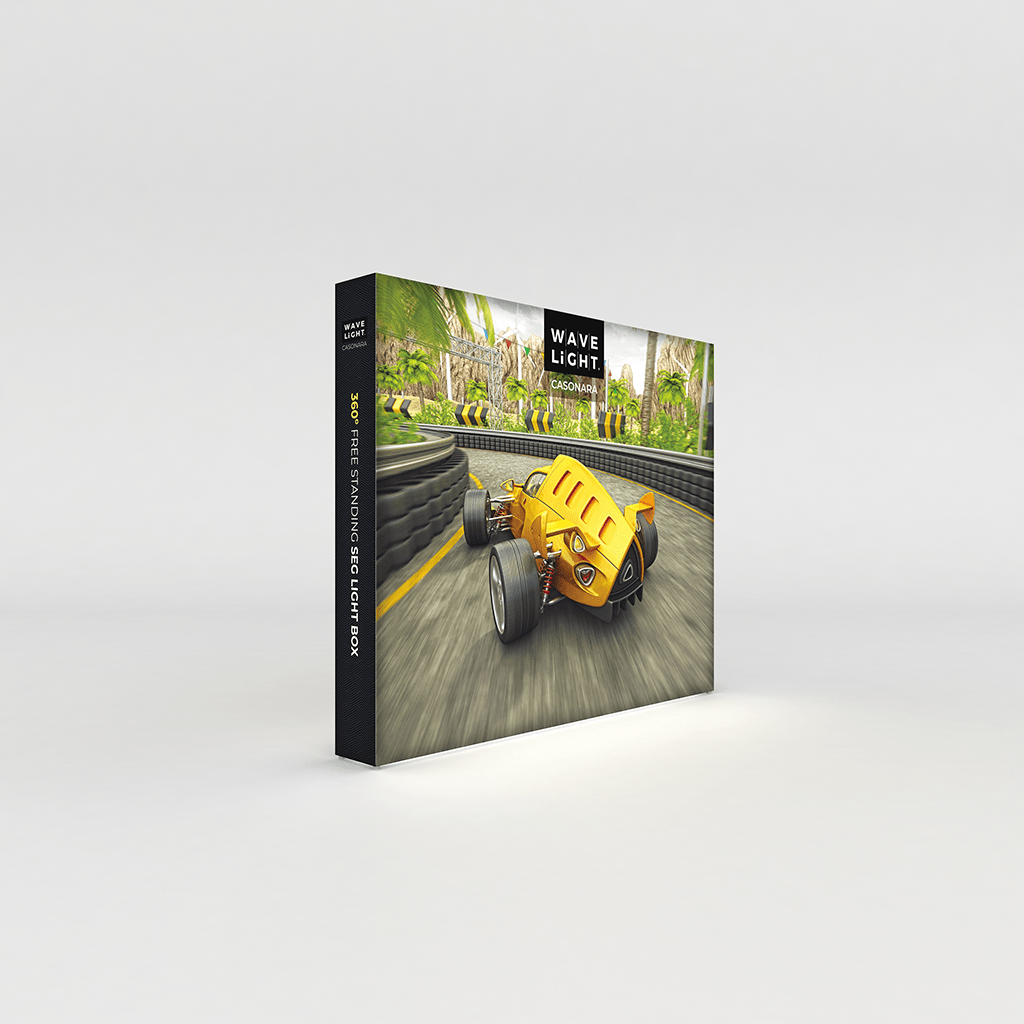 WaveLight® Casonara SEG Light Box Display - 10ft x 8ft - Blitz Sign & Displays