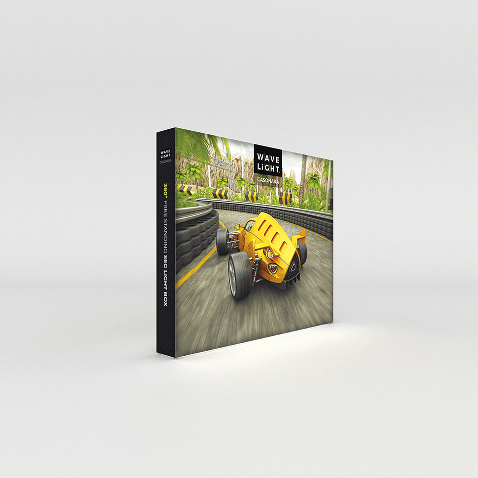 WaveLight® Casonara SEG Light Box Display - 10ft x 8ft - Blitz Sign & Displays
