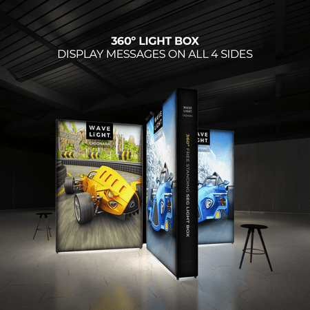 WaveLight® Casonara SEG Light Box Display - 20ft x 8ft - Blitz Sign & Displays