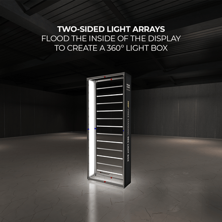 WaveLight® Casonara SEG Light Box Display - 3.5ft x 8ft - Blitz Sign & Displays