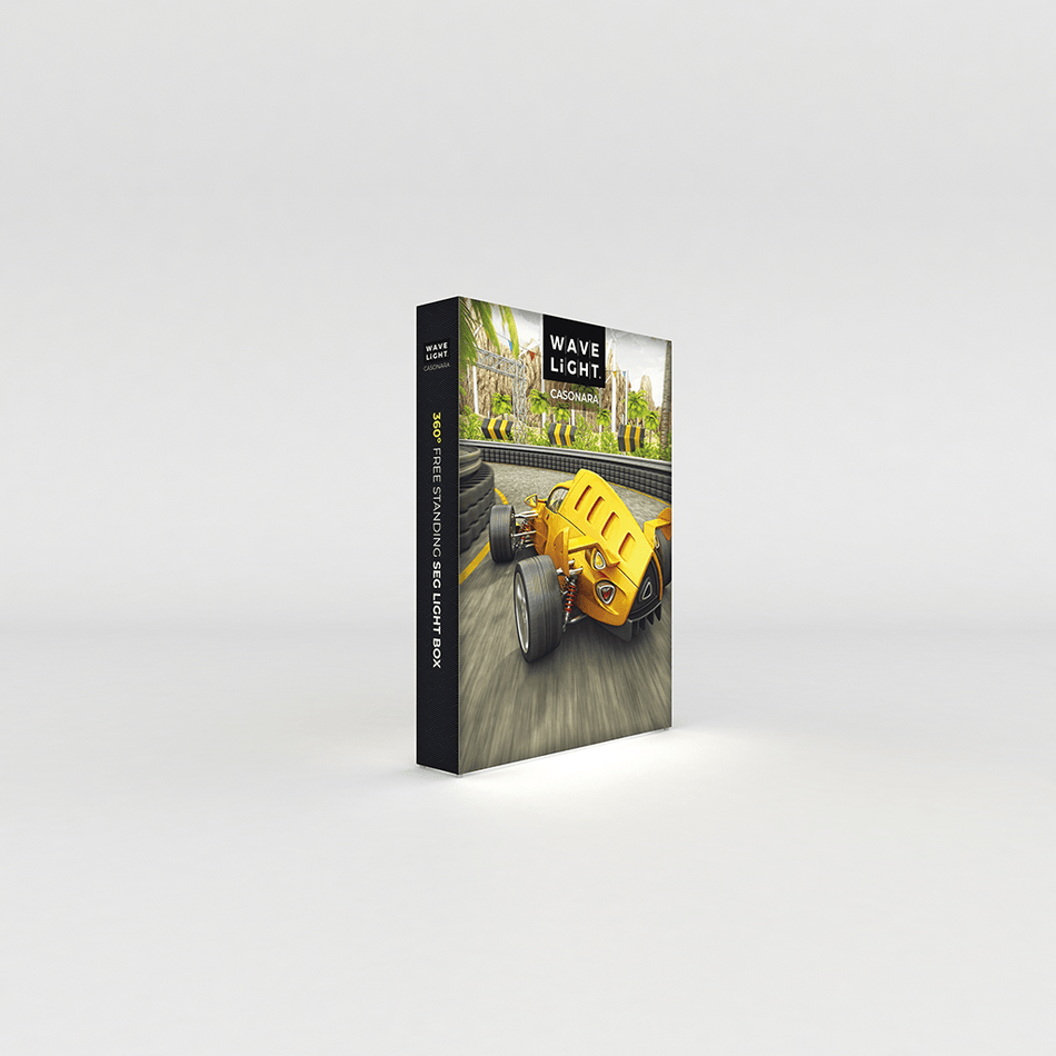 WaveLight® Casonara SEG Light Box Display - 6ft x 8ft - Blitz Sign & Displays