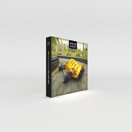 WaveLight® Casonara SEG Light Box Display - 8ft x 8ft - Blitz Sign & Displays