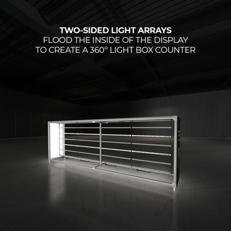 WaveLight® Casonara SEG Light Counter Display - 300M 10ftW - Blitz Sign & Displays