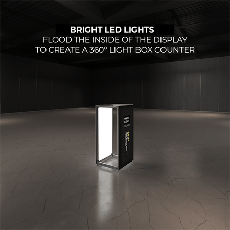 WaveLight® Casonara SEG Light Counter Display - 50M 1.5ftW - Blitz Sign & Displays