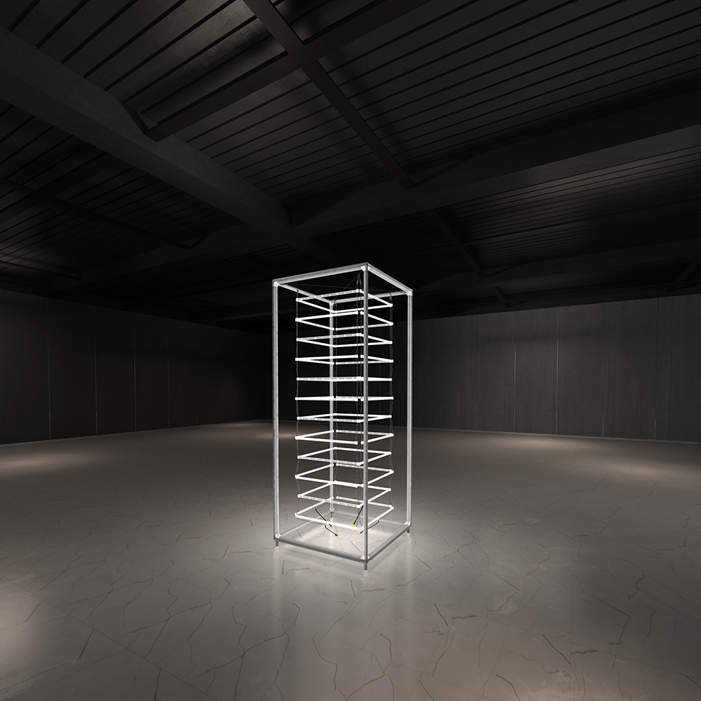 WaveLight® Casonara Tower Light Box Display - 100S 8ft x 3ft x 3ft - Blitz Sign & Displays