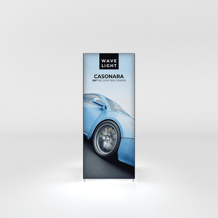 WaveLight® Casonara Tower Light Box Display - 100S 8ft x 3ft x 3ft - Blitz Sign & Displays