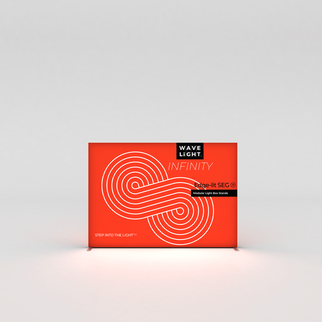 WaveLight® Infinity LED Light Box Display Stand - 2000XS 6.5ftW x 4.5ftH (Double Sided) - Blitz Sign & Displays