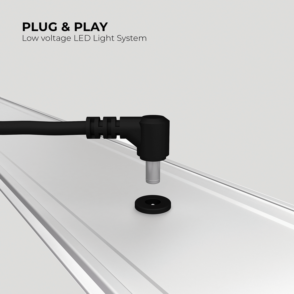 WaveLight® Infinity LED Light Box Display Stand - 950S 3ftW x 5.5ftH (Double Sided) - Blitz Sign & Displays