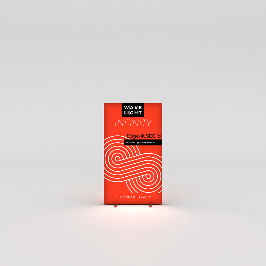 WaveLight® Infinity LED Light Box Display Stand - 950S 3ftW x 5.5ftH (Double Sided) - Blitz Sign & Displays