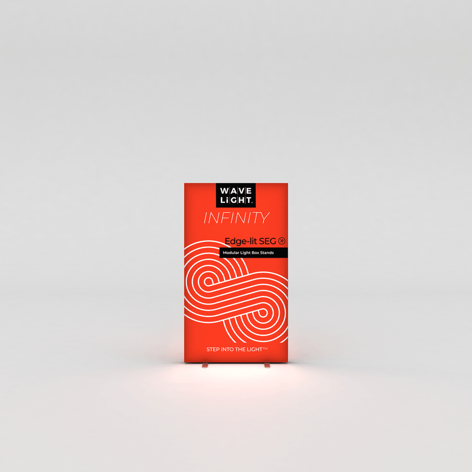 WaveLight® Infinity LED Light Box Display Stand - 950S 3ftW x 5.5ftH (Double Sided) - Blitz Sign & Displays