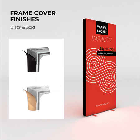 WaveLight® Infinity LED Light Box Display Stand - 950S 3ftW x 5.5ftH (Double Sided) - Blitz Sign & Displays