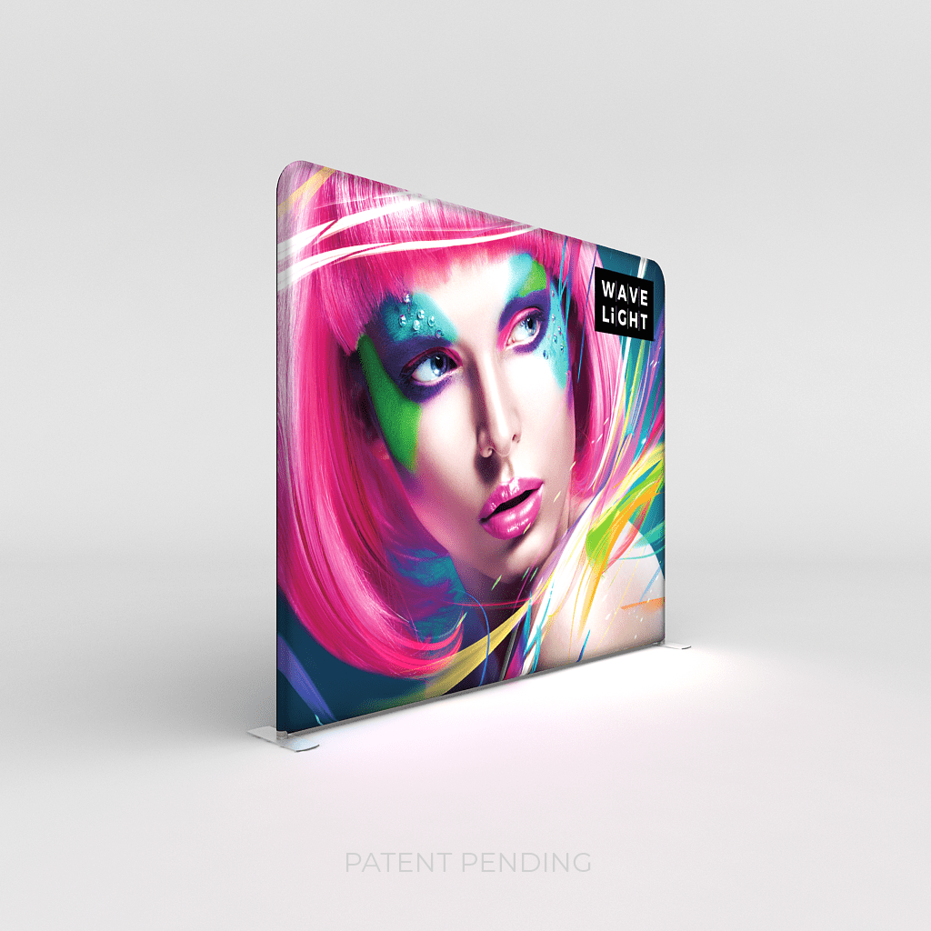 WaveLight® LED Backlit Display - 10ft - Blitz Sign & Displays