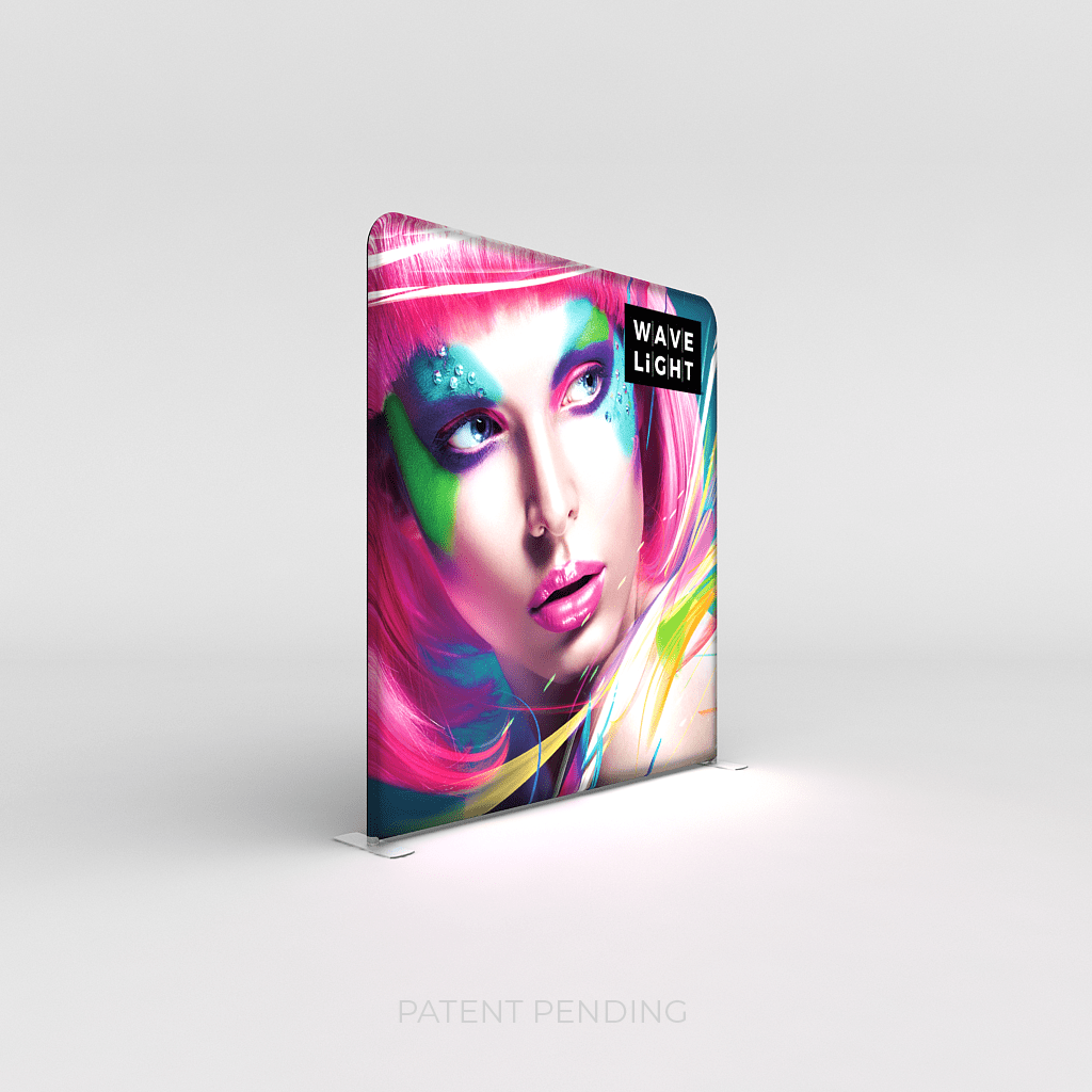 WaveLight® LED Backlit Display - 8ft - Blitz Sign & Displays