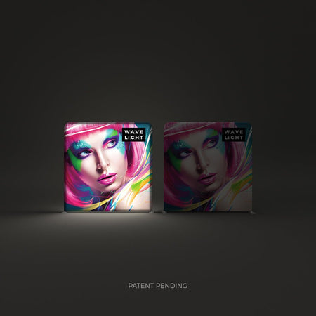 WaveLight® LED Backlit Display - 8ft - Blitz Sign & Displays