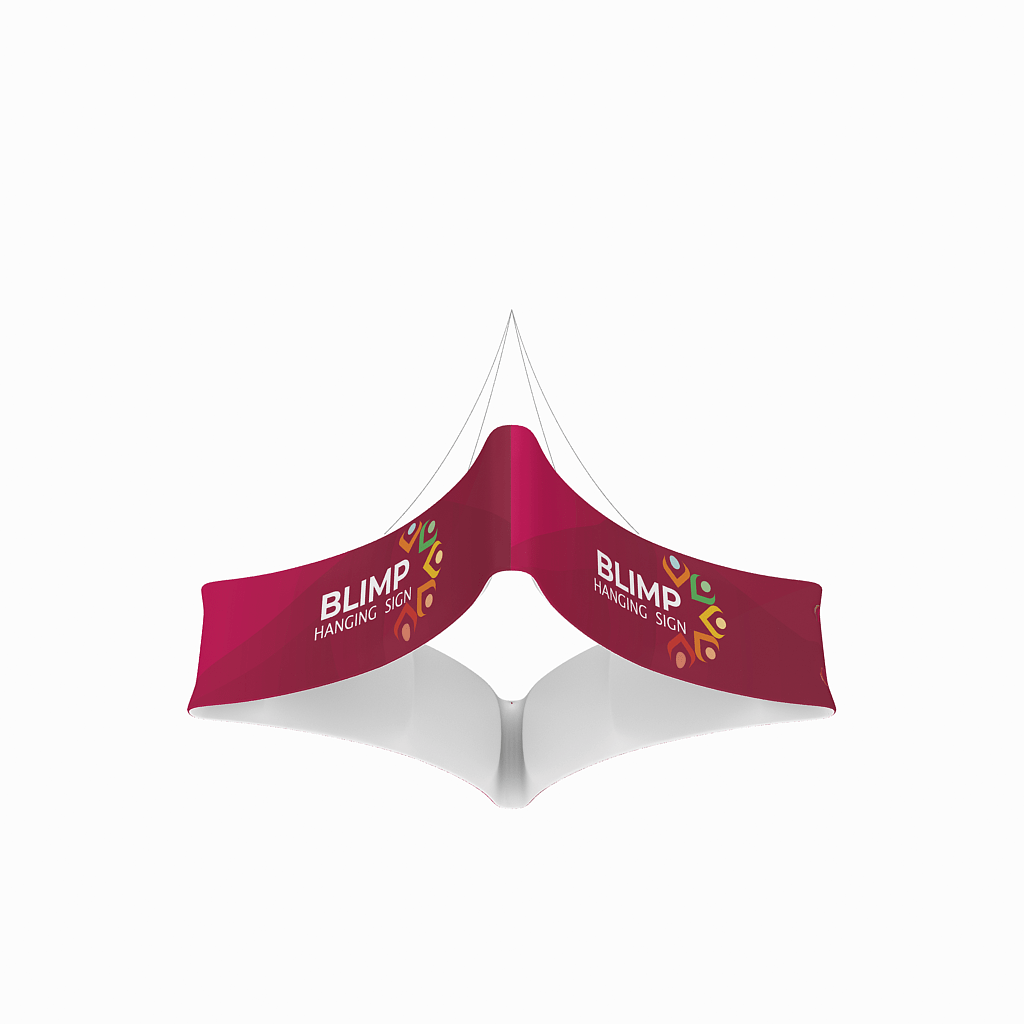 WaveLine® Blimp Quad Curved 10FT - Blitz Sign & Displays